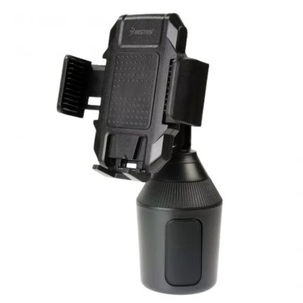 Universal Cup Holder Mount with 360° Swivel, Adjustable Arms, Anti-Slip Base for Secure Hands-Free Driving